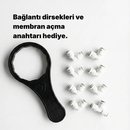 Tetsu Premium Kapalı Kasa Filtre Seti | Hindistan Cevizi Bazlı & NSF Onaylı Tetsu Arıtma