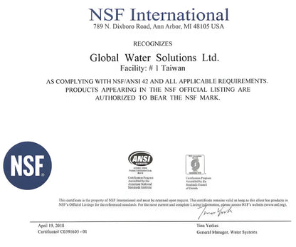 Tetsu Premium Kapalı Kasa Filtre Seti | Hindistan Cevizi Bazlı & NSF Onaylı Tetsu Arıtma