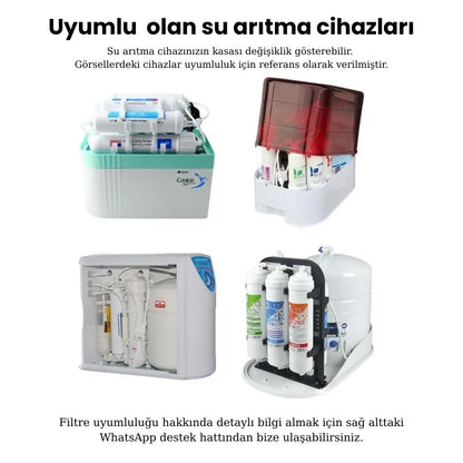 Tetsu Premium Kapalı Kasa Filtre Seti | Hindistan Cevizi Bazlı & NSF Onaylı Tetsu Arıtma